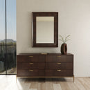 Modrest Shane - Modern Acacia & Brass Dresser