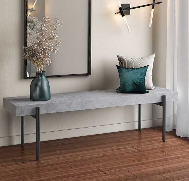 Modrest Timlin - Modern Concrete & Metal Bench