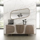 Modrest Wynetta - Modern Grey Ash Buffet Mirror