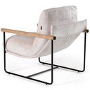 Modrest Moorcroft - Modern Beige Fabric Accent Chair