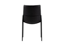 Modrest Murray - Modern Black Vegan Leather Dining Chair (Set of 2)