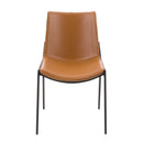Modrest Murray - Modern Camel Vegan Leather Dining Chair (Set of 2)
