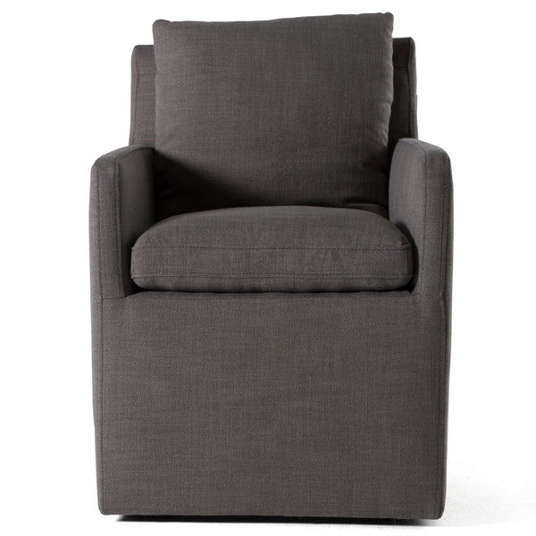 Modrest Newcastle - Modern Grey Fabric Dining Chair