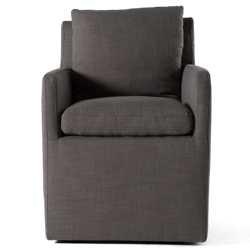 Modrest Newcastle - Modern Grey Fabric Dining Chair