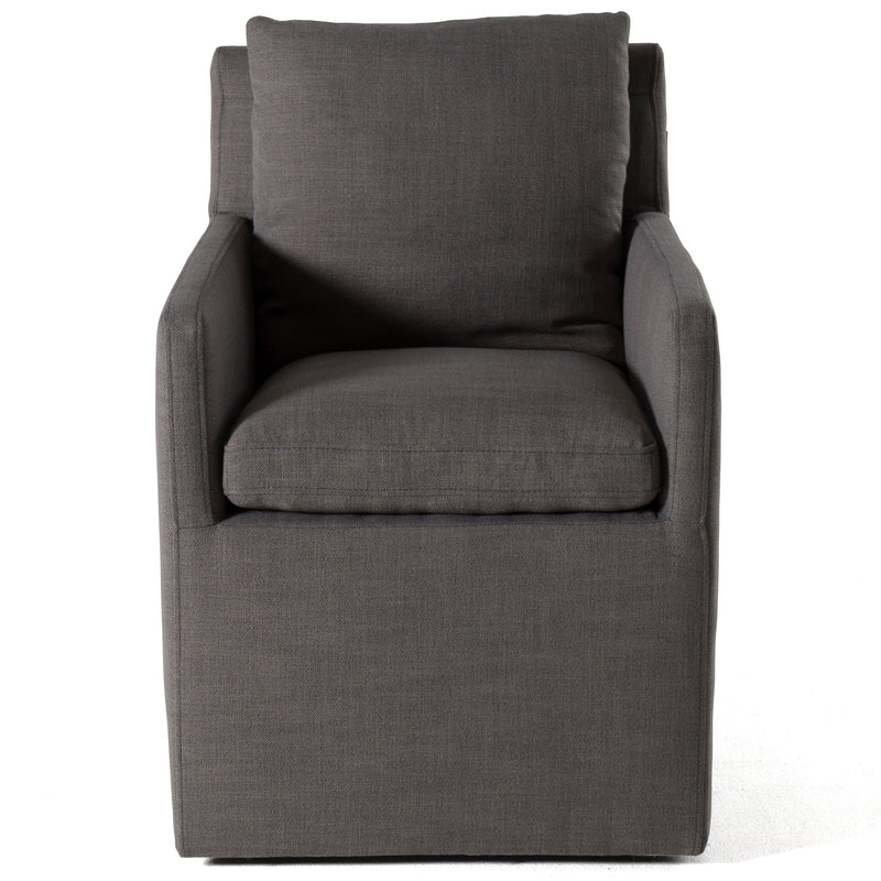 Modrest Newcastle - Modern Grey Fabric Dining Chair
