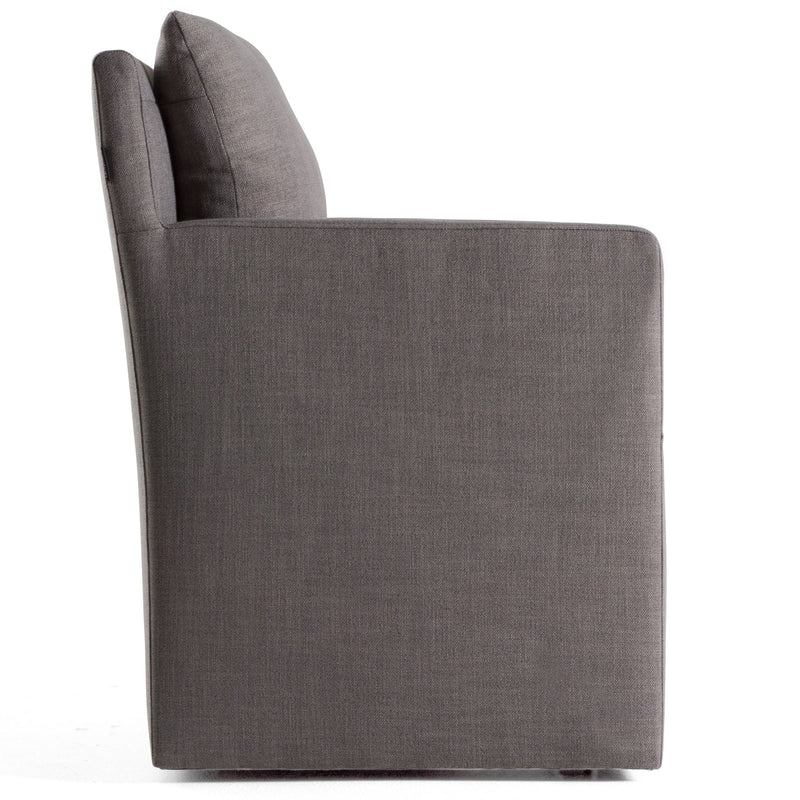 Modrest Newcastle - Modern Grey Fabric Dining Chair