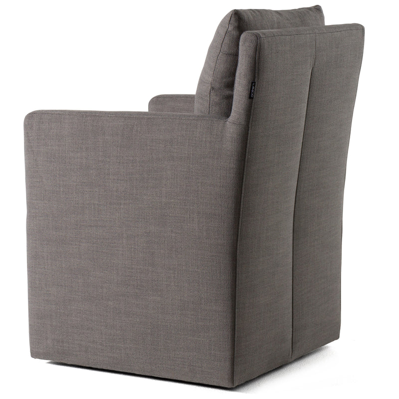 Modrest Newcastle - Modern Grey Fabric Dining Chair