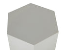 Modrest Newmont - Small Light Grey High Gloss End Table