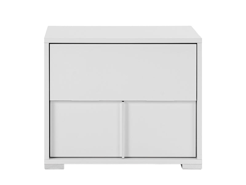 Modrest Nicla Italian Modern White Nightstand