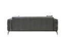 Belinda Gray Velvet Sofa 89" & Loveseat 69"