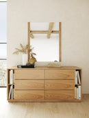 Nova Domus Jagger Modern Natural Oak Mirror