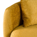 Divani Casa Oakland - Modern Mustard Fabric 4 Seat Sofa
