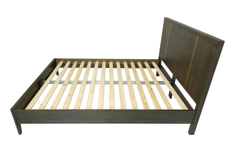 Modrest Oakley - Mid-Century Eastern King Size Dark Brown Bed