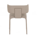 Modrest Odessa - Modern Grey Vegan Leather Dining Chair