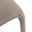 Modrest Odessa - Modern Grey Vegan Leather Dining Chair