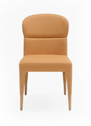 Modrest Ogden - Modern Peach & Rosegold Dining Chair (Set of 2)