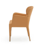 Modrest Ogden - Modern Peach & Rosegold Dining Armchair