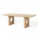 Nova Domus Oshana - Modern White Oak Dining Table