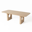 Nova Domus Oshana - Modern White Oak Dining Table