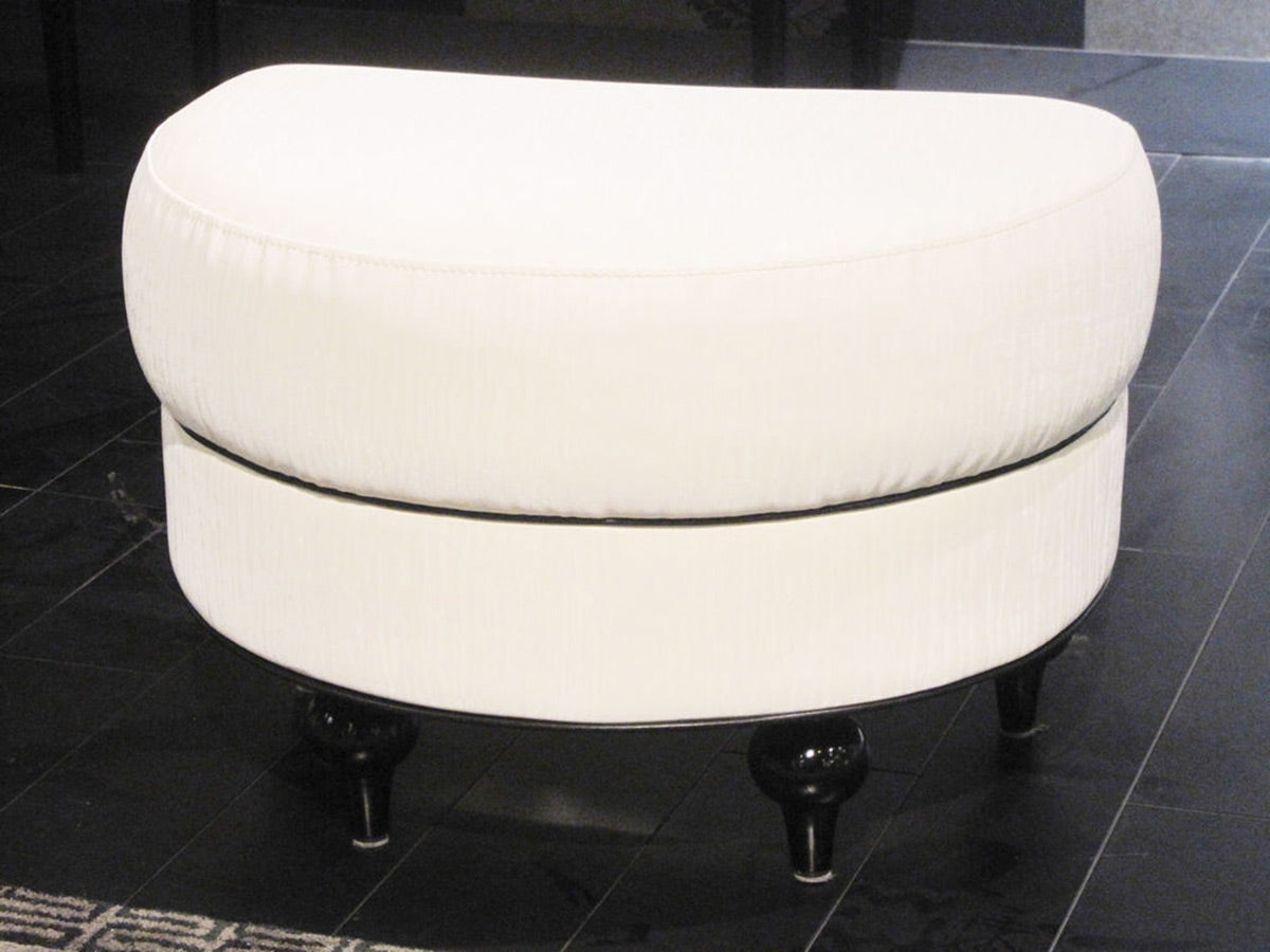 Auspicious Transitional Tufted Leather Platform Bed