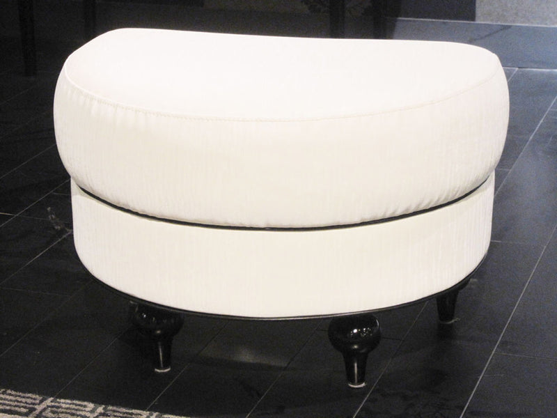 Auspicious Transitional Tufted Leather Platform Bed