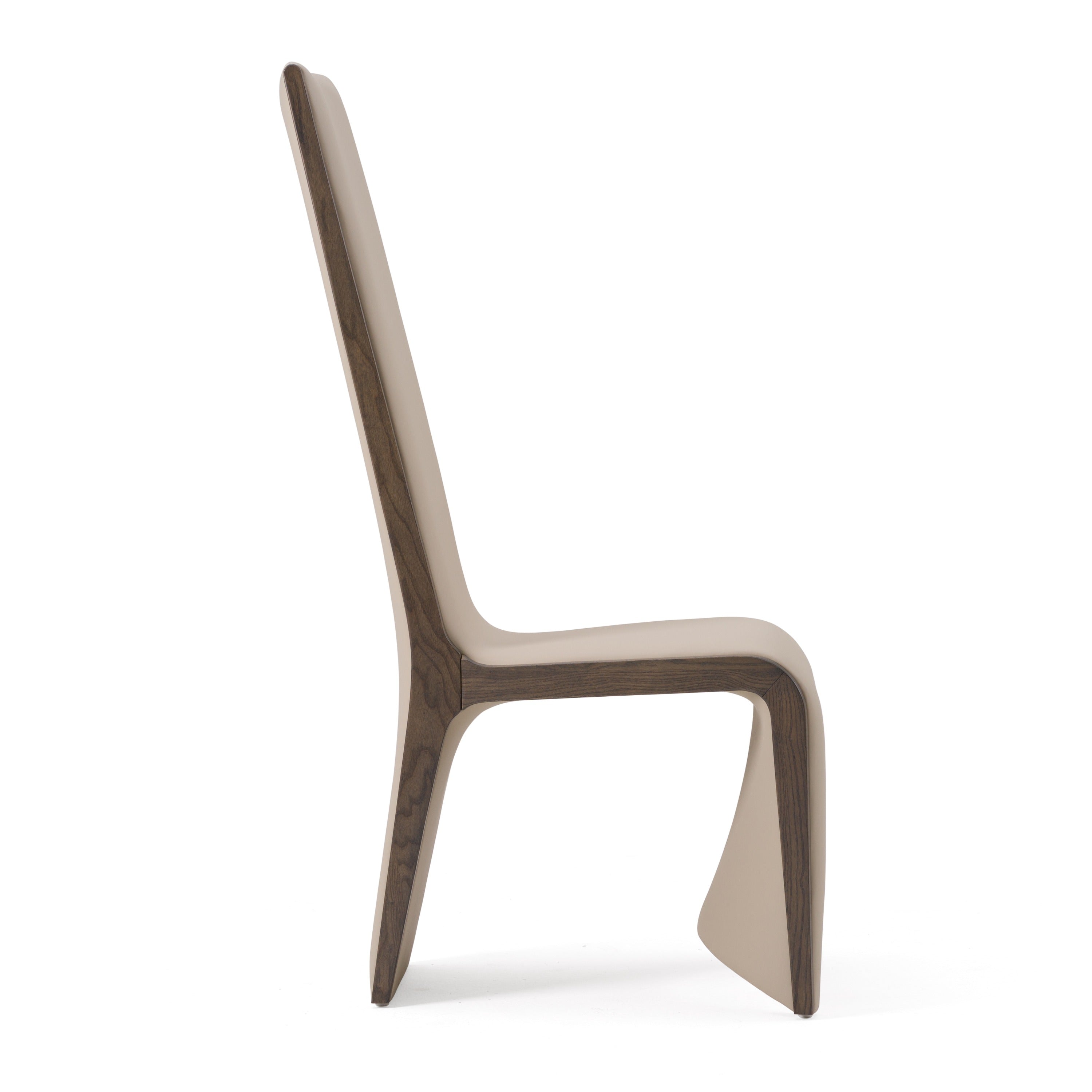 Modrest Pacer - Modern Beige & Grey Ash Dining Chair (Set of 2)