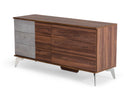 Nova Domus Palermo - Modern Italian Faux Concrete & Walnut Dresser