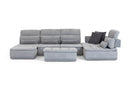 David Ferrari Panorama - Italian Modern Grey Fabric Modular Sectional Sofa