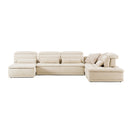 David Ferrari Panorama - Italian Modern Beige Fabric Modular Sectional Sofa