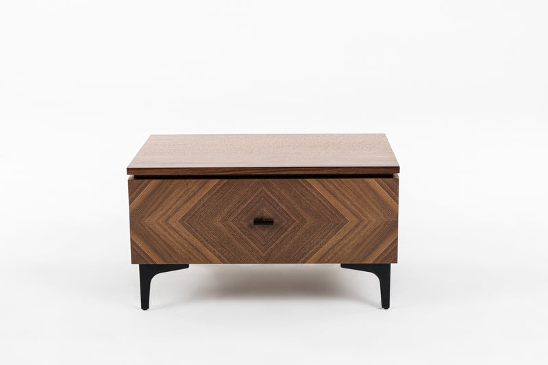 Modrest Paula - Mid-Century Walnut Nightstand