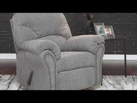 Benchcraft Allmaxx Rocker Fabric Recliner 2810525 EXTERNAL_VIDEO 1