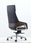 Modrest - Prost Modern Black High Back Executive Office Chair
