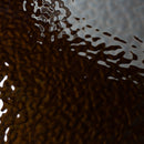 Modrest Pyrite - Modern Brown Glass + Rosegold Rectangular Dining Table