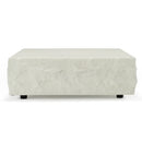 Modrest Quarry - Modern Off-White Square Coffee Table