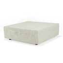 Modrest Quarry - Modern Off-White Square Coffee Table