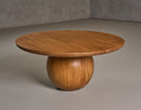 Modrest Refugio - Modern Acacia Round Coffee Table