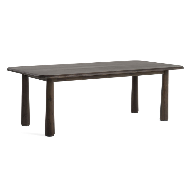 Modrest Rhea - Modern 87" Dark Acacia Rectangular Dining Table