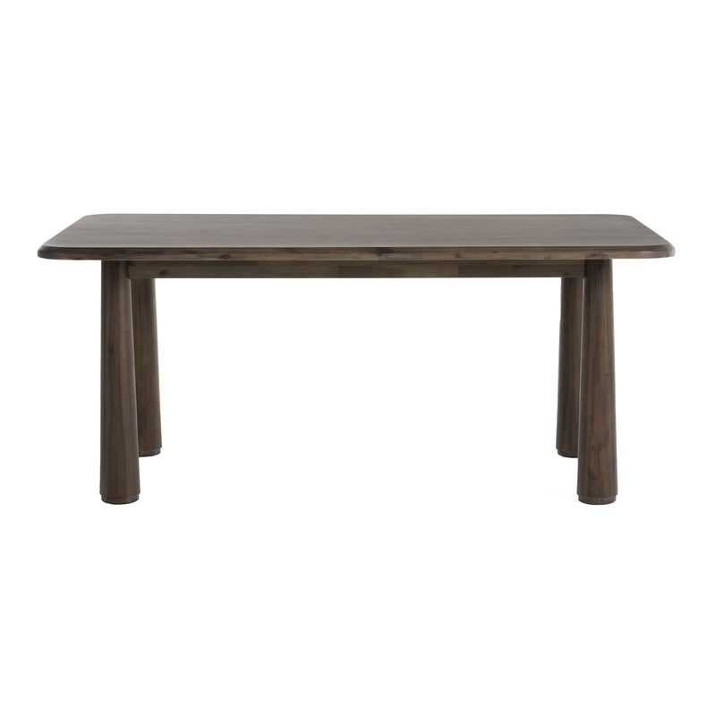 Modrest Rhea - Modern 71" Dark Acacia Rectangular Dining Table