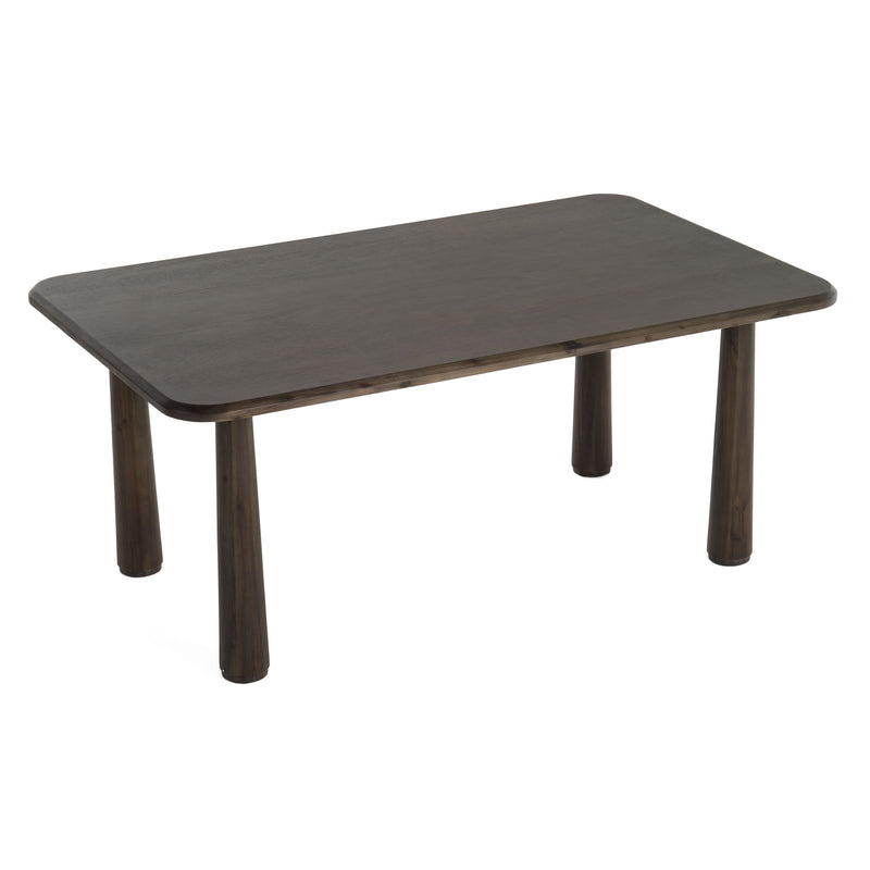 Modrest Rhea - Modern 71" Dark Acacia Rectangular Dining Table