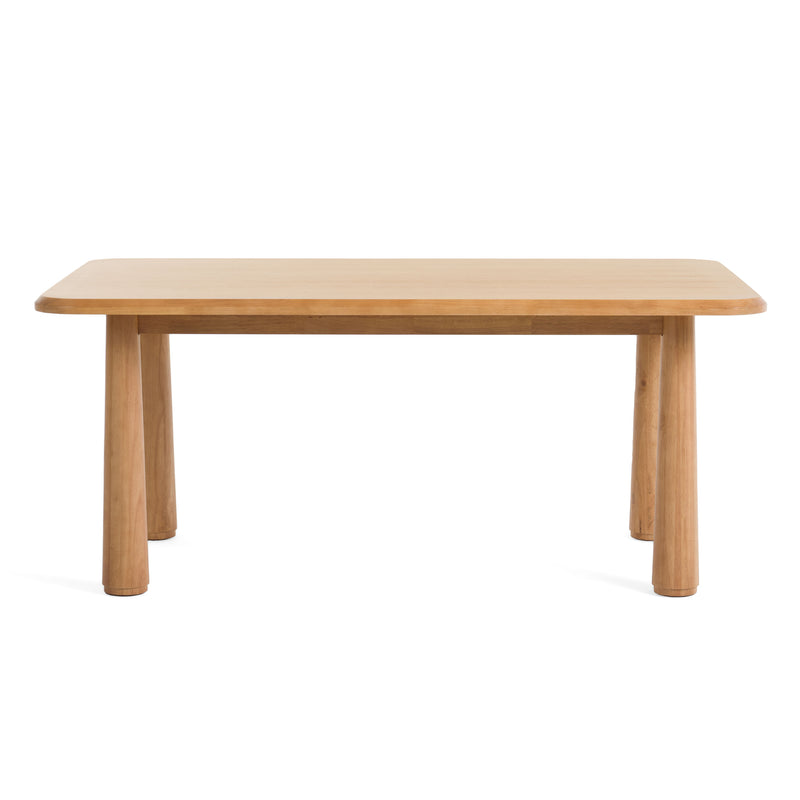 Modrest Rhea - Modern 71" Natual Acacia Rectangular Dining Table