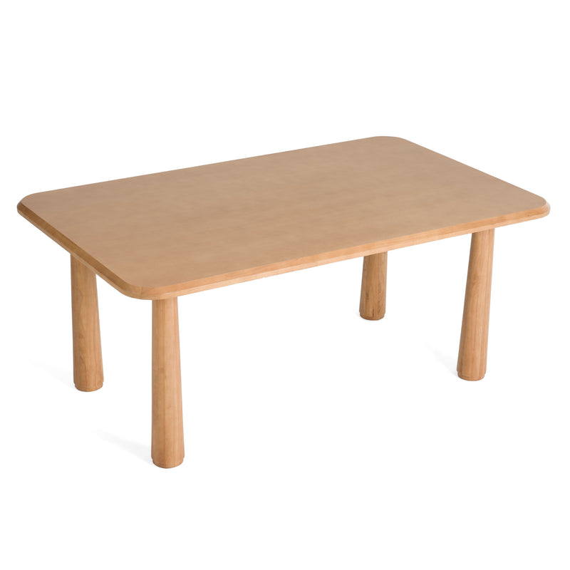 Modrest Rhea - Modern 71" Natual Acacia Rectangular Dining Table