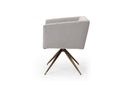 Modrest Riaglow - Contemporary Light Grey Fabric Dining Chair