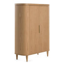 Modrest Richmond - Modern Natural Oak Rounded Tall Buffet