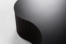 Modrest Ricko - Modern Black Ceramic + Smoked Ash Freeform Coffee Table