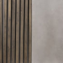 Modrest Delaware Modern Concrete & Acacia Square Coffee Table