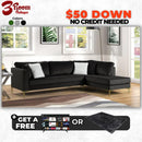 Catalina Velvet Sectional – FREE TV or Area Rug!