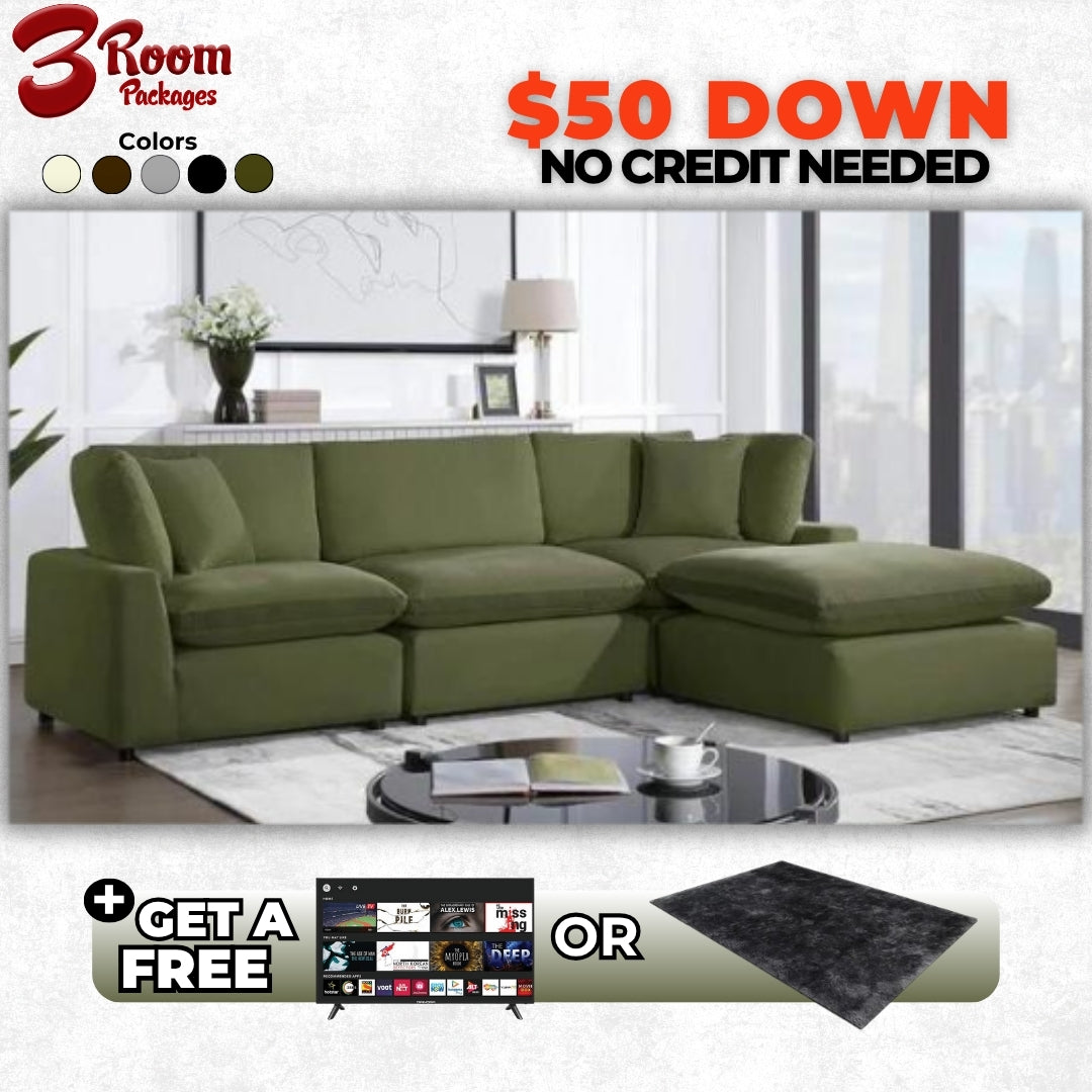 SKY Modular Sectional – FREE TV or Area Rug!