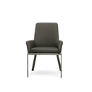 Modrest Robin Modern Grey Bonded Leather Dining Chair