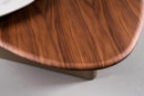 Modrest Robson - Modern Ceramic + Walnut Coffee Table