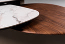 Modrest Robson - Modern Ceramic + Walnut Coffee Table